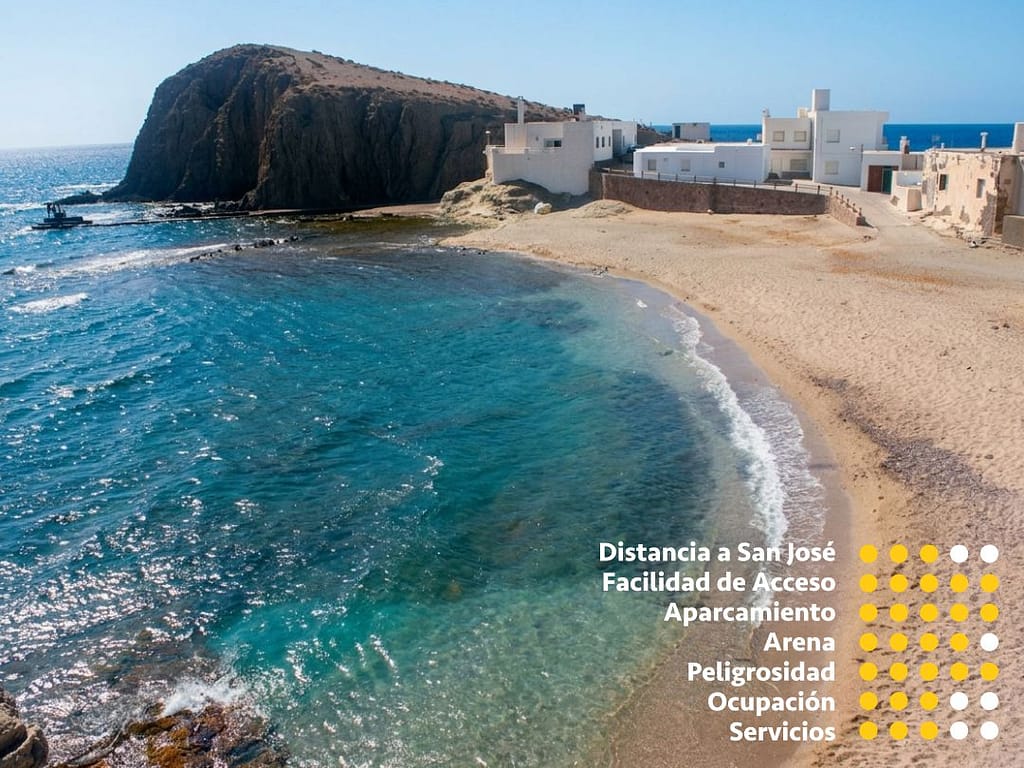 Playa Peñón Blanco Isleta del Moro