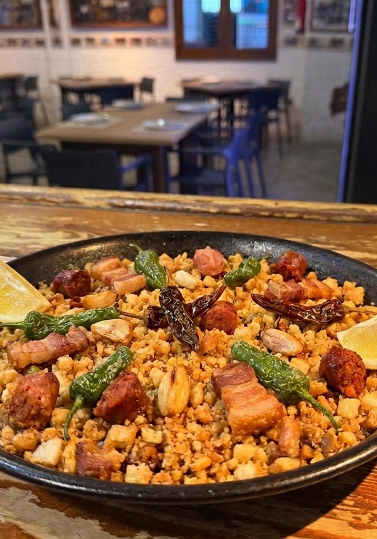 plato típico de migas de Almería
