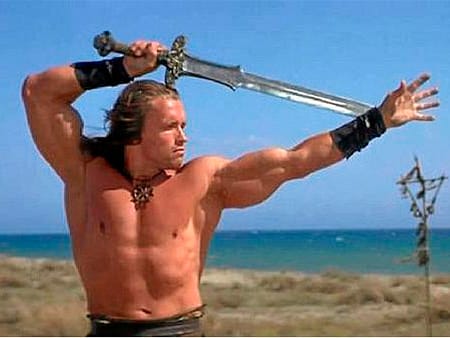 conan en playa de almeria