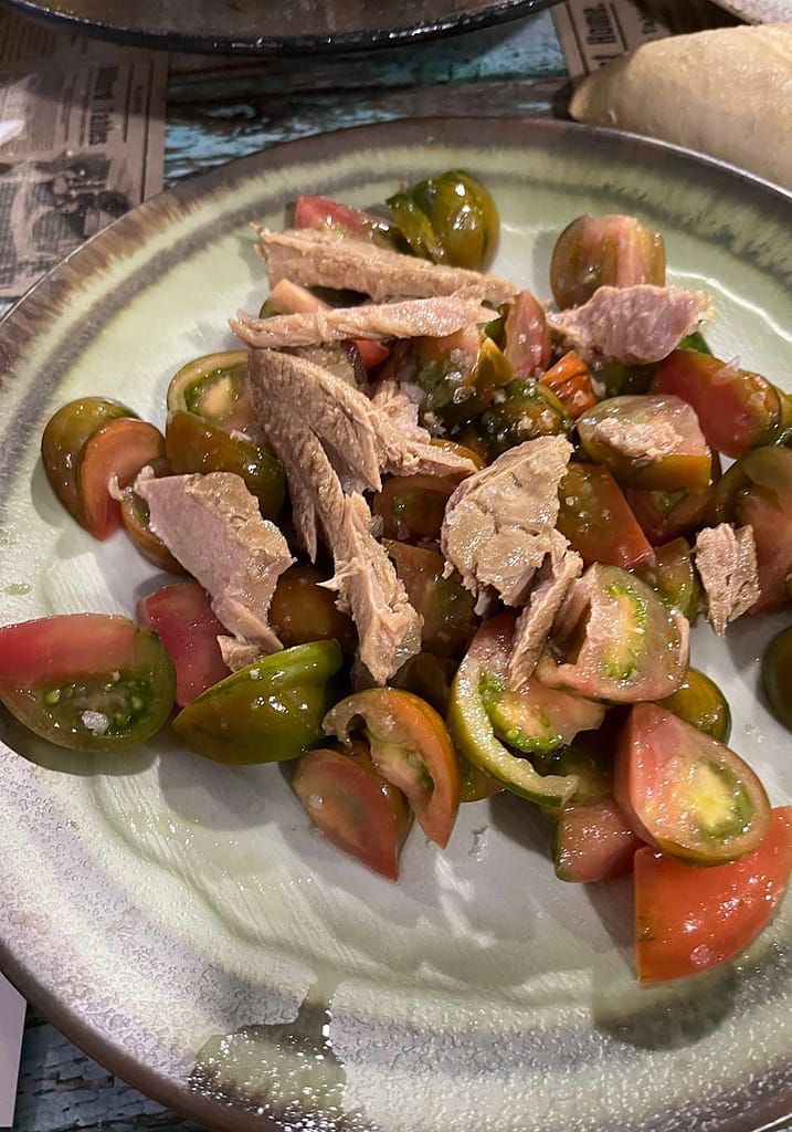 picada tomate ventresca almeria